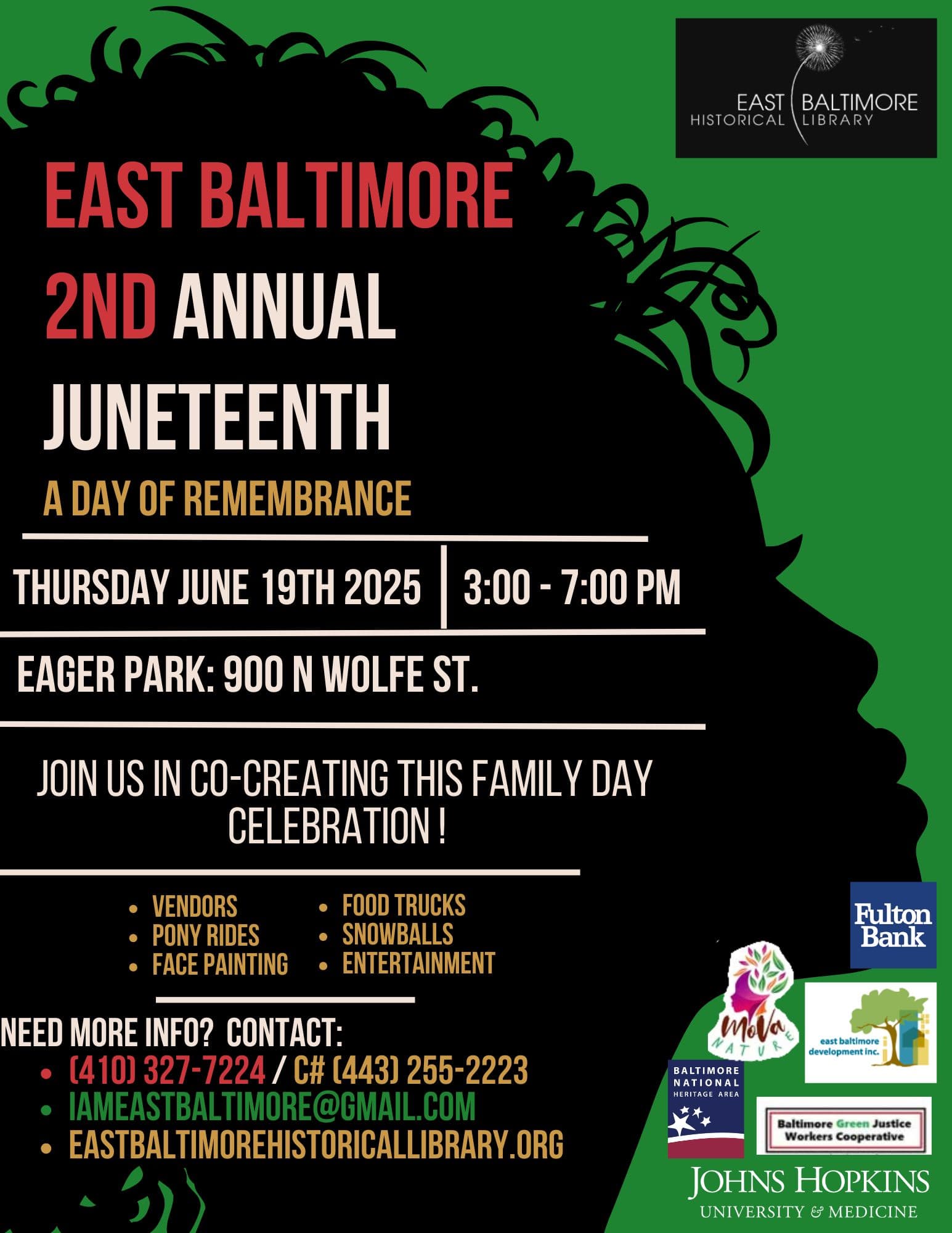 2nd Annual East Baltimore Juneteenth Celebration 2026