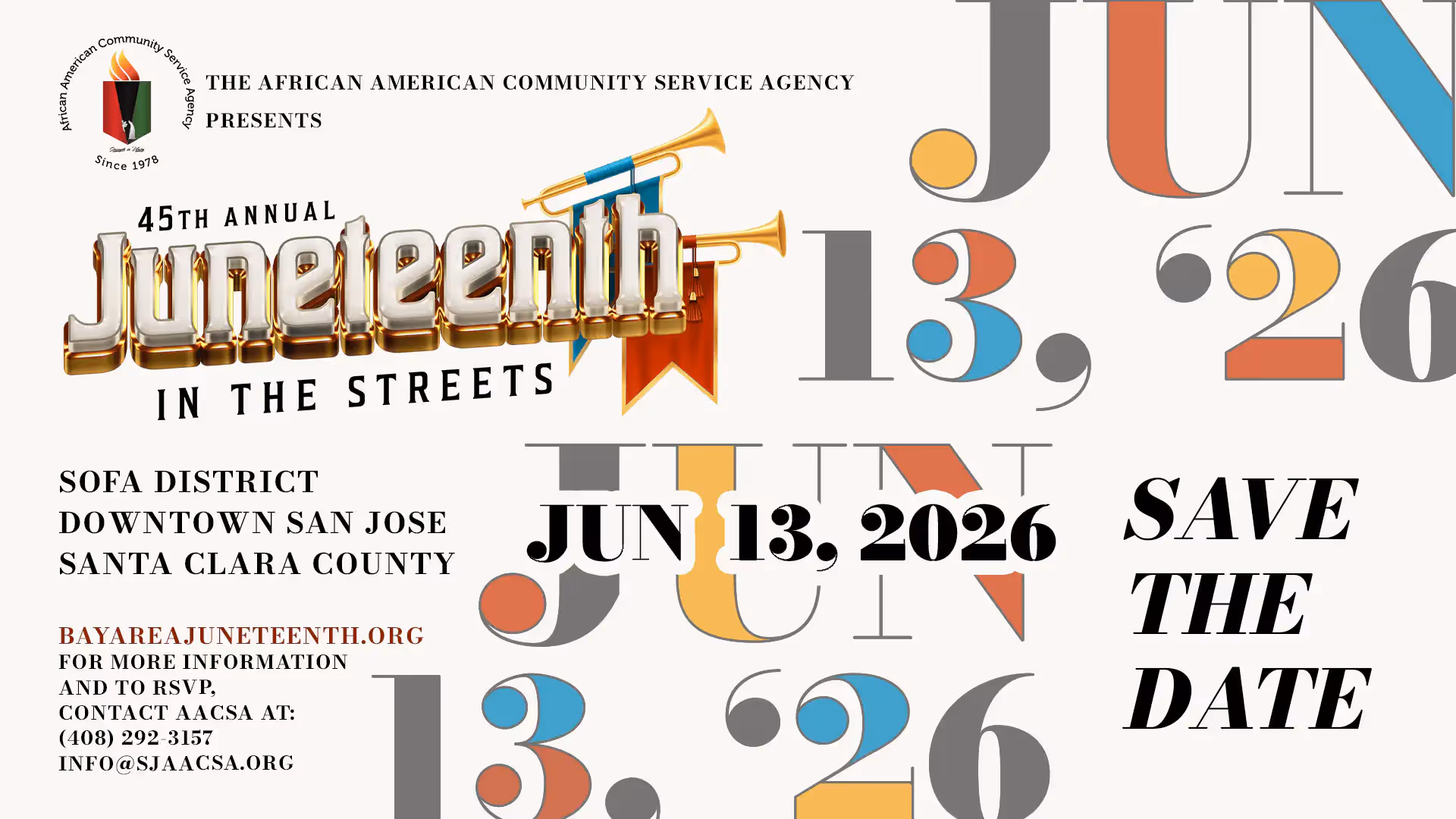 45th Annual San Jose Juneteenth in the Streets Festival 2026