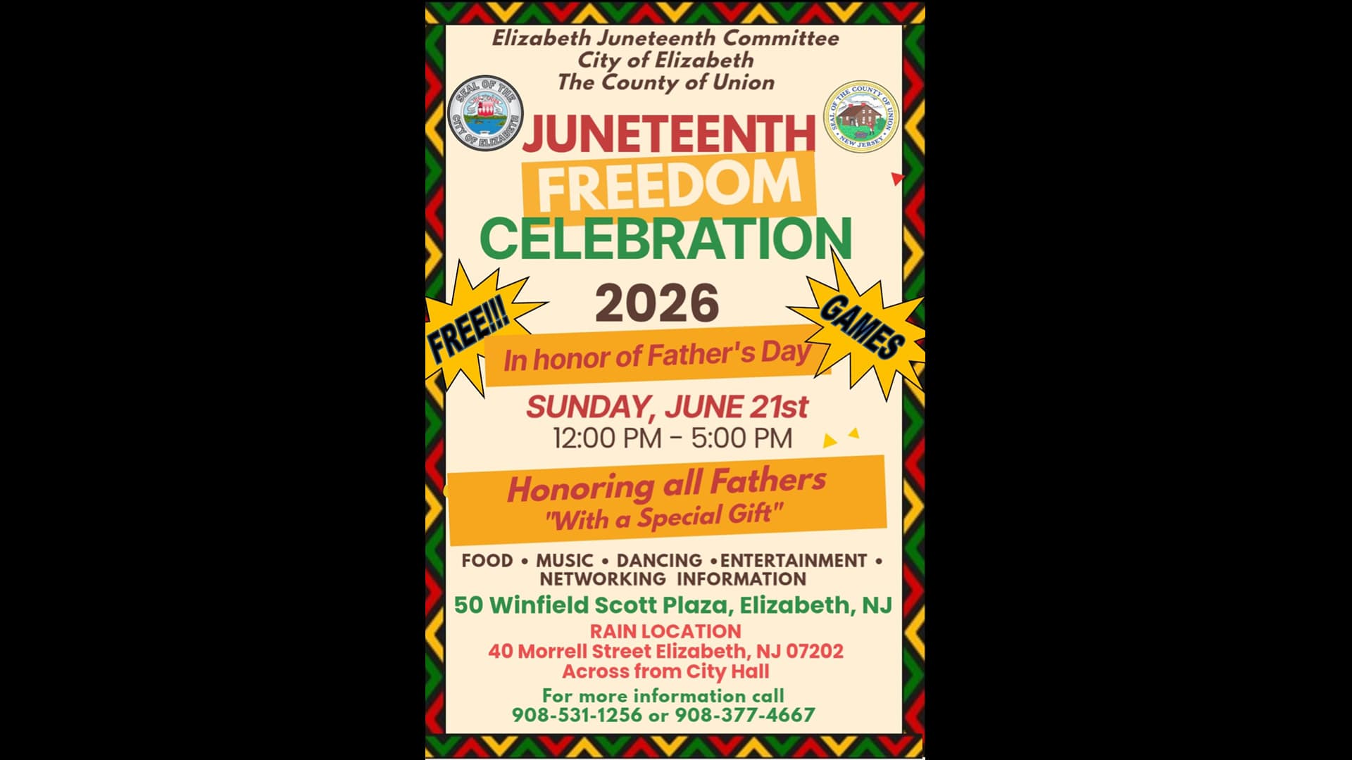 Elizabeth Juneteenth Freedom Celebration 2026