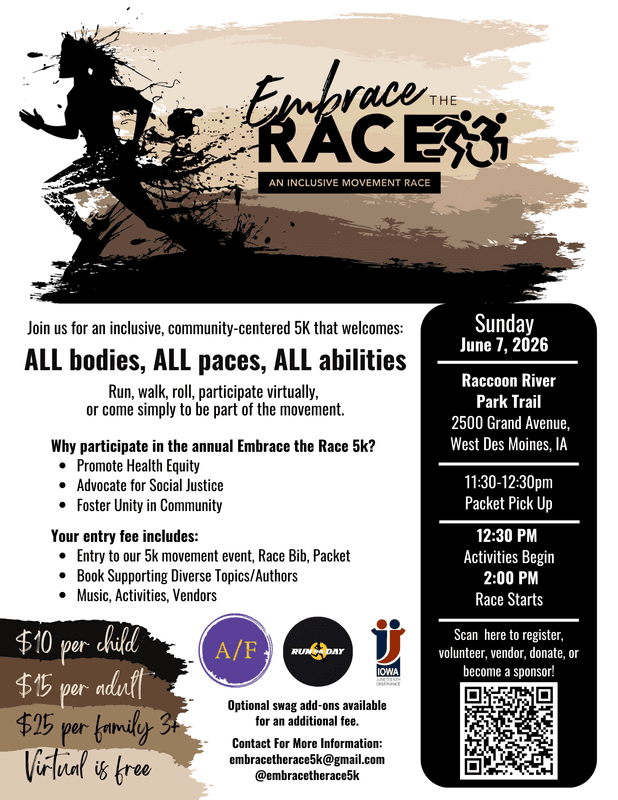 Embrace The Race 5K Run/Walk Juneteenth 2026